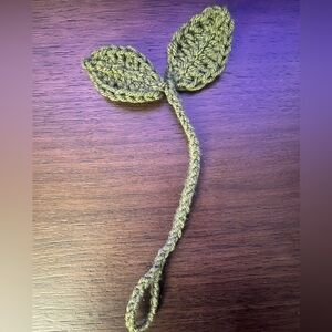 Crochet Leaf Sprout